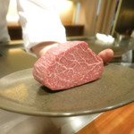 神楽坂 鉄板焼 中むら - シャトーブリアン　佐賀牛A5ランク