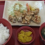 ジョイフル - 唐揚げ定食