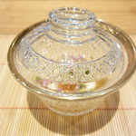 祇園 にし - 付き出し　涼しげなガラスの器で
