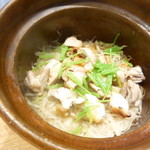 祇園 にし - 夫用に別途用意下さいました～！　九条葱の代わりに牛蒡と三つ葉