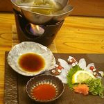 島津寿し - おまかせ 10,000円 ②タコしゃぶ 2018年06月