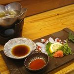 島津寿し - おまかせ 10,000円 ②タコしゃぶ 2018年06月