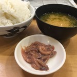 Makino - 味噌汁とご飯が先に来ますよー