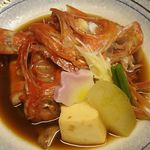 島津寿し - おまかせ 10,000円 ⑥金目鯛 煮付け 2018年06月