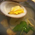 島津寿し - おまかせ 10,000円 ⑫椀 シジミ 澄まし 2018年06月