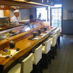 島津寿し - 店 店内の一例 2018年06月