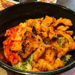 韓国苑 - 炭焼ホルモン丼