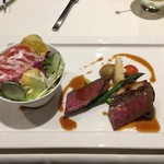 レジーナリゾート軽井沢 御影用水 - 特選"信州プラミアム牛のロース ソース アグリューム