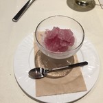 レジーナリゾート軽井沢 御影用水 - お口直しにさくらんぼの氷菓