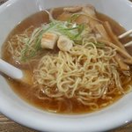 らぁめん道場黒帯 風神 - 朝和道（醤油）アップ