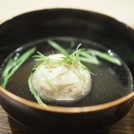 虎白 - のど黒真丈のお椀