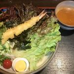 讃岐うどん 伴 - ピリ辛ぶっかけ 大盛(税別780円)