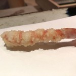 天ぷら 元吉 - 才巻き海老