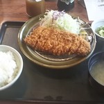 やま忠 - 成熟ロースかつ150ｇ定食 1,480円(税別)♪