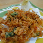 うな繁 - 桜えびかき揚げ500円