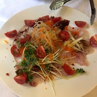 ラ・カンティーナ・カンチェーミ - タコと鮮魚のカルパッチョ