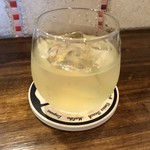 うつりぎ食堂 - 果実酒のミックスをロックでいただきました！