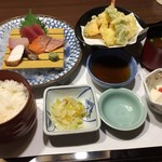 がんこ - お造り天ぷら定食