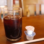 うえ乃家 - 食後にアイスコーヒー