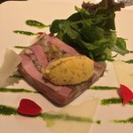 Casa del cibo - イタリア産 仔牛タンと豚足のコッパ アッラ ロマーナ サルサ ヴェルデとつぶつぶマスタード