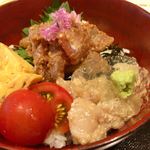 赤坂 互閃 - 天然真鯛と白みる貝の海鮮丼