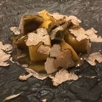 カーサ・デル・チーボ - あわびとインカのめざめのニョッキ サマートリュフがけ