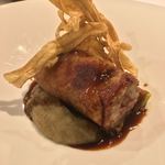 カーサ・デル・チーボ - シャラン産 鴨もも肉のコンフィ オレンジソース バルサミコ風味