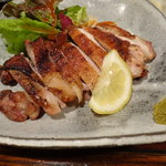 きはるの胡麻鯖や - モンゴル岩塩地鶏塩焼き