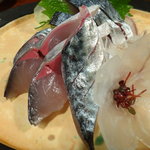 きはるの胡麻鯖や - 泳ぎ鯖刺し