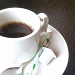 実乃花 - 日替わり定食にプラス110円でコーヒーも飲めます。