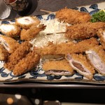 とんかつ みそ家 - 華御膳の揚げ物  ２人用