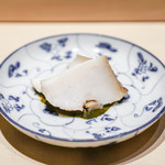 鮨 早川 - 福岡県 鮑の酒蒸し、肝ソース