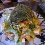 菜酒家FU-KU - 海ぶどうと島豆富のサラダ[750円]
