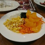 バンビーノ - 黄色い、オレンジ色の一皿