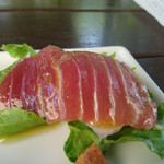 鮮魚(マグロ)のカルパッチョ