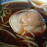 鎌倉 松原庵 - 蛤そば③蛤はぷりぷり