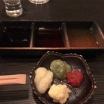 馬刺しのタレ＆薬味