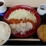 かつや - ロースカツ定食（おろしカツに変更）￥690+100+税