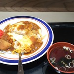 名代 富士そば - カレーカツ丼