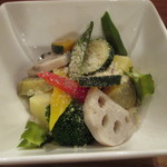 Bamboo - 蒸し野菜のシーザーサラダ