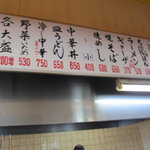 常楽軒 - メニュー