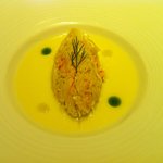 レストラン リューズ - 北海道産毛蟹　クリスタッセのジュレとヴルーテのアンサンブル