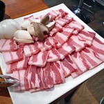 チヂミ - サムギョプサル（２人前）