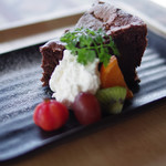 カフェ ロッジ - ガトーショコラ
