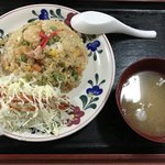 食事処 禅 - 【2018.6.8】海老たっぷりチャーハン¥450