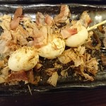 品濃酒場 - うずらニンニク醤油