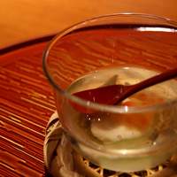 旬菜 甘の井 - もずくと蓴菜の煮凝り生姜酢