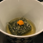 広尾 一会 - ヨモギゴマ豆腐