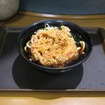 名代 富士そば - ｢紅生姜天うどん｣です｡2018/06