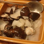 キッチン 杉の子 - 大粒しじみシェリー蒸し